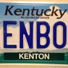Kentucky vanity KEN BOB license plate Kenneth Robert Bobbie Bobby Rob Robie