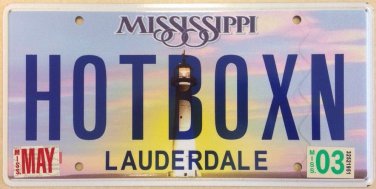 Montana vanity HOT BOXING license plate WWF Wrestling Werstler Boxer Fight Match