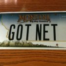 MT vanity GOT NET license Plate Internet Soccer Basketball Sport Ball Tennis