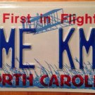 North Carolina vanity AMiE Amy Come Kimmie license plate Kimberly Kimmy Kim