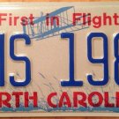 NORTH CAROLINA vanity GM Sierra 1980 license plate General Motors Car Auto