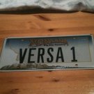 Montana vanity VERSA 1 license plate Nissan Car Auto Manufacturer Datsun Altima