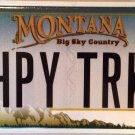 Montana vanity HaPPY TRucK license plate Pickup Classic Sports Luxury Car Auto