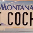 Montana vanity MI COCHE license plate  My Car Auto Spanish Language Muscle