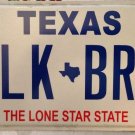 Texas vanity BLacK BaRBie license plate name Barb Barara doll Toy African