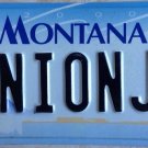 Vanity UNION JACK license plate English Flag England Great Britain Ireland Wales