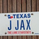 TeXas vanity Jaguars JAX Jacksonville license plate NFL football Florida FL John