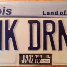 Illinois vanity George W Kuhn DRaiNage 1 license plate Detroit Michigan Sewage