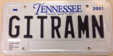 Tennessee vanity Geet RAMAyaN license plate Indian Music Hindu Sing India Hindi