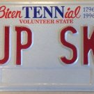 Tennessee vanity PUP SKY license plate Weather Nirvana Cobain Music Song Dog