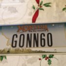 MT vanity GONe In 60 Seconds license plate Car Thief TV Film Movie Nicolas Cage