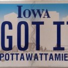 MT vanity I GOT IT license plate Woman Fortune Money Luxury Sports Car House