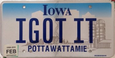 MT vanity I GOT IT license plate Woman Fortune Money Luxury Sports Car House