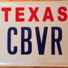 Texas vanity C See BeaVeR license plate Animal Rodent Castor Water Wood Fur Sex
