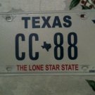Texas vanity CC 88 license plate Star Wars Frito Clone Fiction Chris Carl Cindy