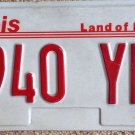 Illinois vanity 1940 YW Year Of War license plate Young Women Woman YWCA Truck