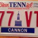 Tennessee license plate 777 VTT repeating Number 7 Triple Seven Holy God Trinity