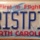 NORTH CAROLINA vanity WRIST PICk license plate Music Guitar Picks Bass Rock Jazz