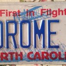 North Carolina vanity JOROME 1 License Plate Jerome joe joseph Rome Italy Romeo