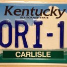 Kentucky vanity KORI license plate Cory Koree Corey Kory Korry Korey Korri Korie