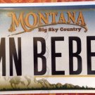 Montana vanity MoN Bebe My Baby license plate French Newborn Car Lover Family