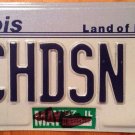 IL vanity RICHARDSON RiCHarD SoN 2 license plate Rich Richy Rick Dick Ricardo