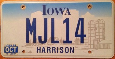 vanity MJL 14 license plate Mary Maria  Marc Mason Maureen Matthew Mark Michael