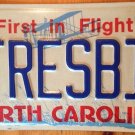 North Carolina vanity A TRES BIeN License Plate A VERY GOOD car French language