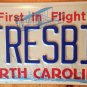 North Carolina vanity A TRES BIeN License Plate A VERY GOOD car French language