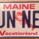 Maine vanity SUN NEE Sunny license plate Hot Beach Vacation Shine Rain Weather