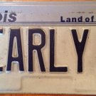 IL vanity BEARLY Barely 1 license plate Bear Grizzly Polar Asleep Disney Donald