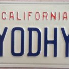 California vanity A YOD HYA license plate God Lord Hebrew Jewish YHWH religion