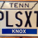 Tennessee vanity TriPLe SiX TC  license plate Ninja Turtle Rap Song Music Mafia