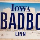 Vanity Harley BAD BOY license Plate Davidson Biking Motorcycle Biker Easy Rider
