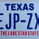 Texas vanity EJP Nissan ZX license plate Datsun Citroen Car Honda