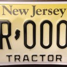 New Jersey Tractor license plate sample Farming Agricultural planting vegetable