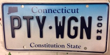 CT vanity PT Cruiser WaGoN license plate Classic Convertible Car Auto Chrysler