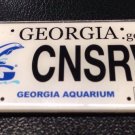 Georgia Key Ring Dolphin Aquarium License Plate Wildlife Marine Mammal Fish Sea