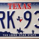 Texas Porsche 934 license plate RRK Lone Star Racing Trim Sports Car 1976 Race