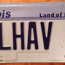 Illinois vanity I L HAVE 5 license plate Children House Motorcycle Car Boat Bike