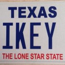 Texas vanity MIKEY 2 license plate Mike Michael Mickey Mouse Disney Mitchell Mik