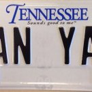 Tennessee vanity LANd YAchT license plate Cadillac Buick Imperial Classic Car