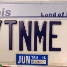 ILLINOIS vanity MY TiNy ME 1 license plate Baby Small Short Doll Child Boy Girl