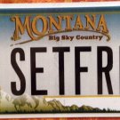 Vanity 2 SET FREe FIRE license plate Prison Freedom Fireman Firefighter Jail hot