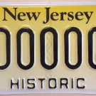 New Jersey HISTORIC CAR license plate Classic Muscle antique auto hot rod FORD
