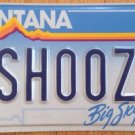 Montana vanity SHOES SHOE license plate Clothing Dress Wear Foot Footwear Sock