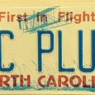 North Carolina vanity PC PLUS license Plate Computer Information Technology IT M