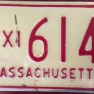 Massachusetts TAXI Taxicab license plate Hackney Driver Cabbie Cab Mass #6143