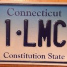 Connecticut vanity 1 LMC LET ME SEE CHECK license plate Sport Luxury Muscle Car