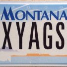 Montana vanity SEXY SEXIER GOSH license plate